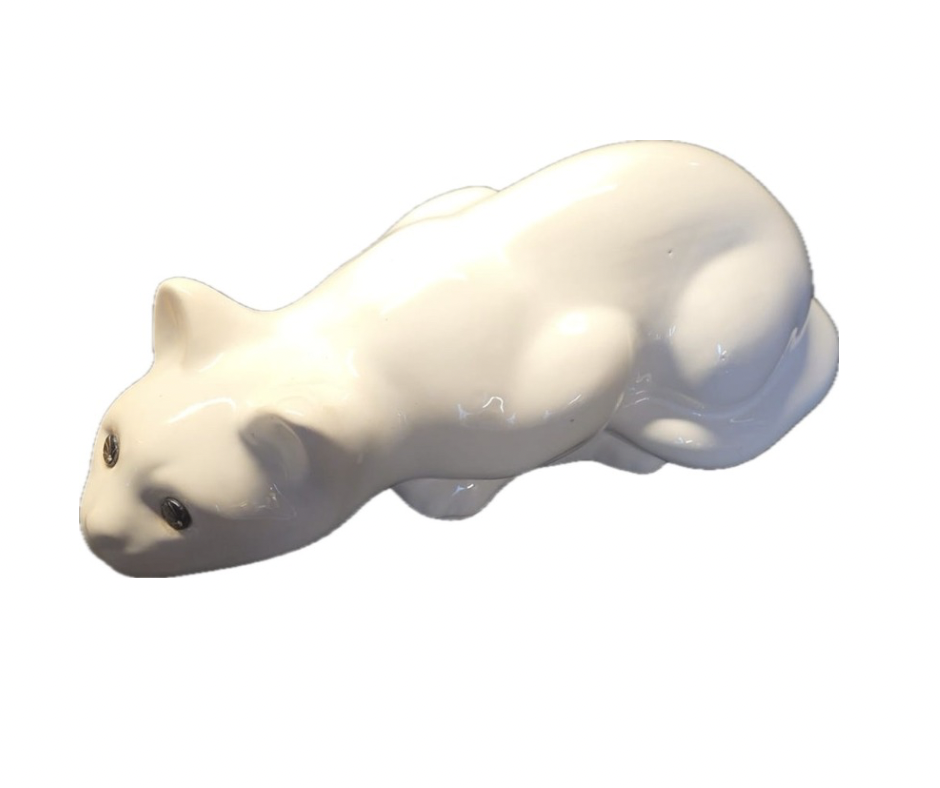 Duży ceramiczny kot